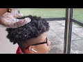 Boys Hair Color Transformation From Black To Blonde | Creme of Nature Hair Color | Raw And Uncut