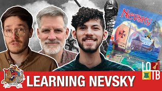 Learning to play Nevsky with Volko Ruhnke & Sam from Lord of the Board