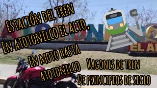 Estación de tren y centro cultural regional en atotonilco el alto,(viajando en moto).