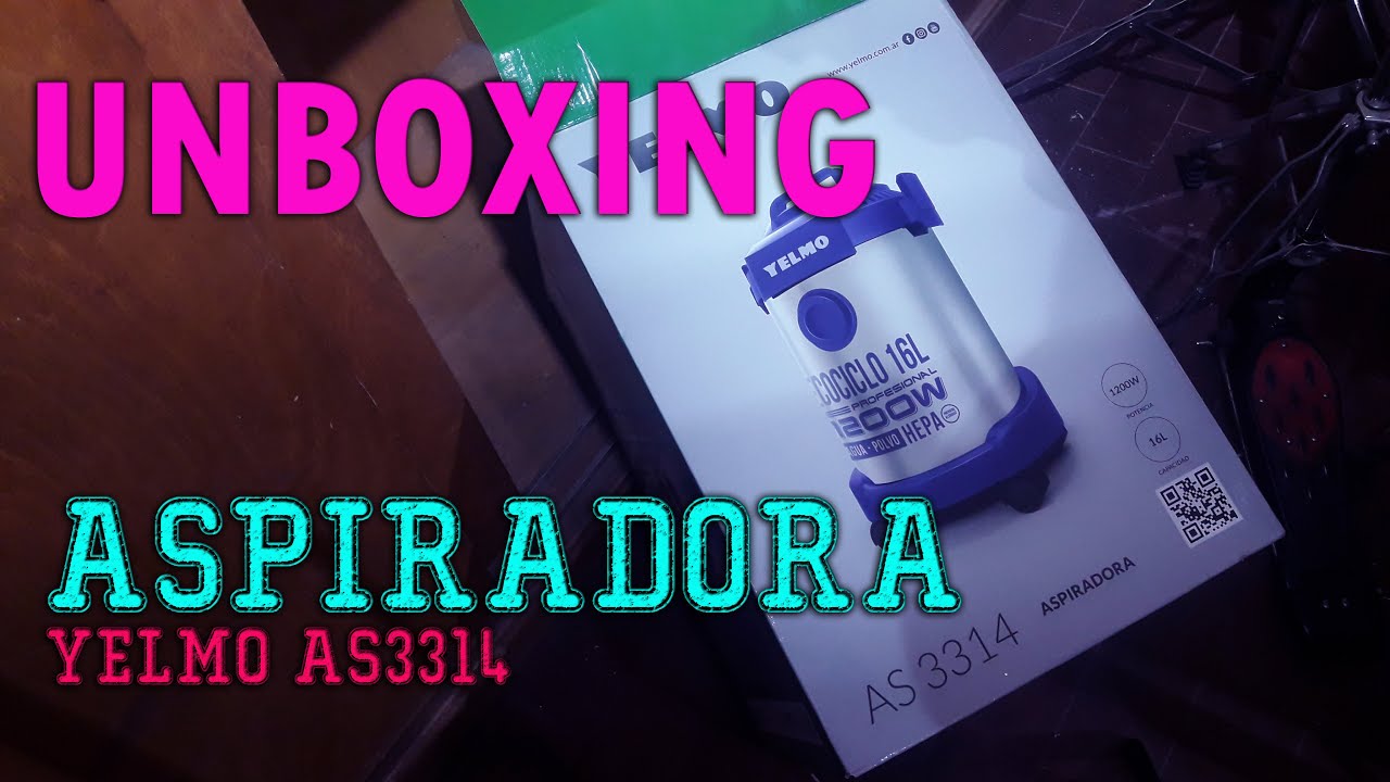 Unboxing aspiradora Yelmo AS3314 - YouTube