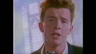 Never Gonna Give you up vhs