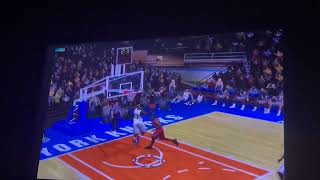 NBA 2k8 For ps2 Lebron James dunks class 2003 vs Rockets
