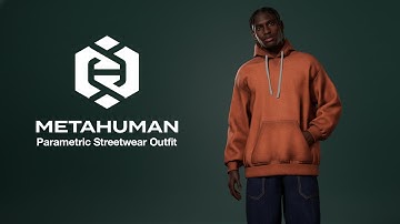 Parametric Streetwear Outfit for MetaHuman Vol 02
