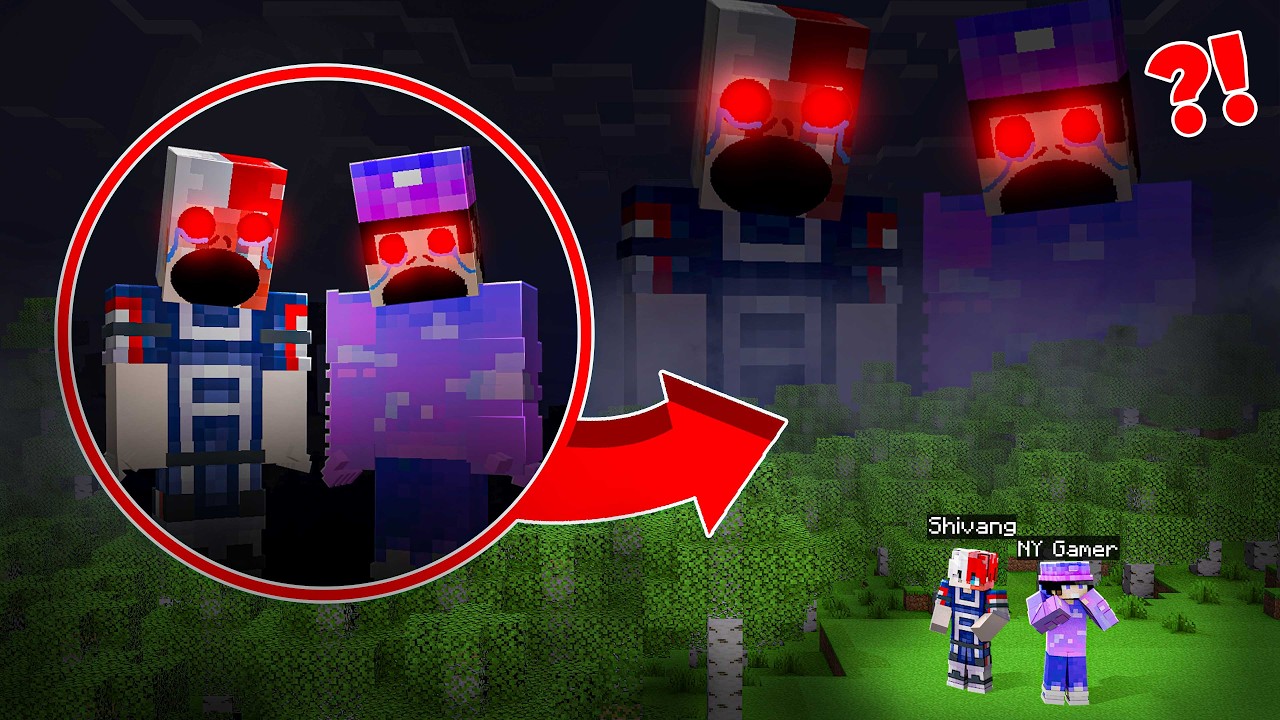 Me & My Friend Became Monster in Minecraft