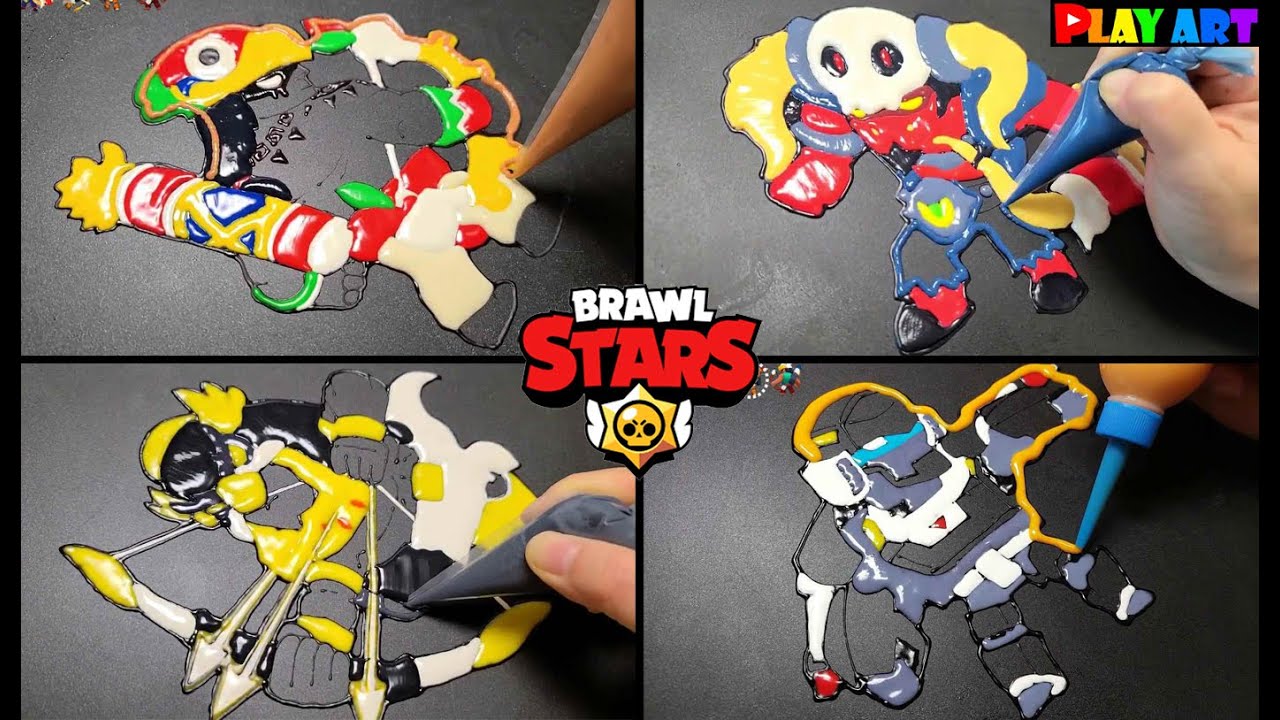 Play: Pancake Art: Brawl Stars' Bo, made entirely from batter
