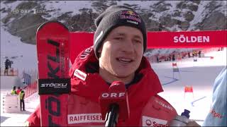 Marco Odermatt wins the 2022-23 season opener in Sölden (Runs + Celebration + ORF Interviews)