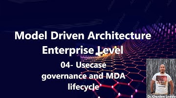 04- UML and Model Driven Architecture, At Enterprise Level Scale: MDA Models lifecycle