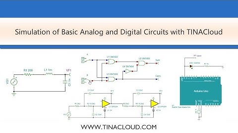 Online Simulation of Basic Analog/Digital Circuits