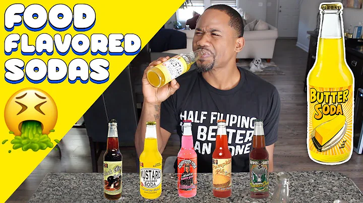 Trying 13 DISGUSTING FOOD Flavored Sodas | Taste T...