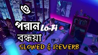 O Poran Bondhuya 🥰|{Slowed Reverb} |  ও পরান বন্ধুয়া | Shohag | Bangla Song |