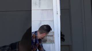 How to Repair Fiber Cement Siding (12x24 Panel Replacement – Step-by-Step) #shorts #renovation