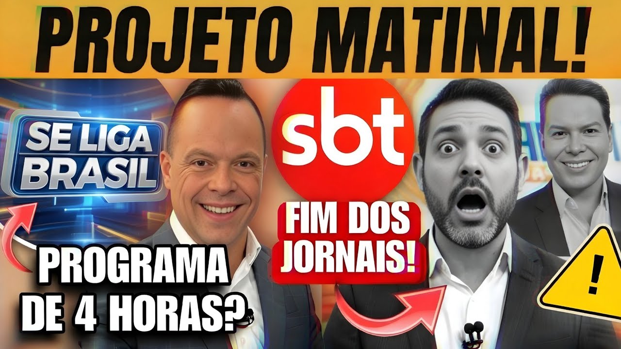 🔴 THIAGO GARDINALI ASSUME MANHÃS DO SBT!