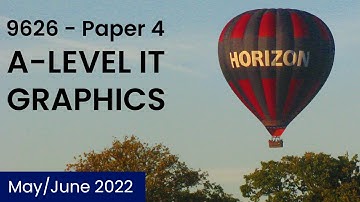9626 Paper 4 - A Level IT May/June 2022  -Graphics