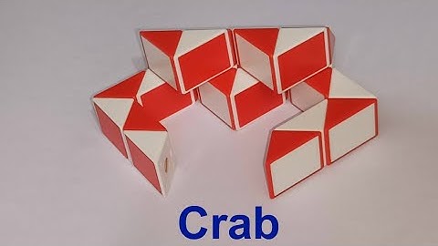 Make a Crab 🦀 with Snake Cube