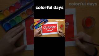 Colgate logo painting