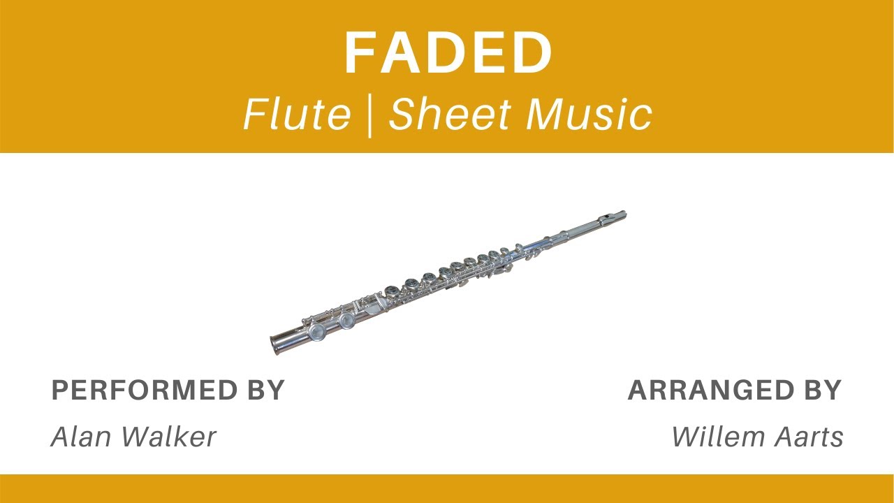 Faded - Alan Walker | Flute | Sheet Music - YouTube