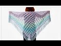 How to Crochet Quick Easy Women Shawl Pattern tutorial For Beginners#crochet#knitting#diy shawl