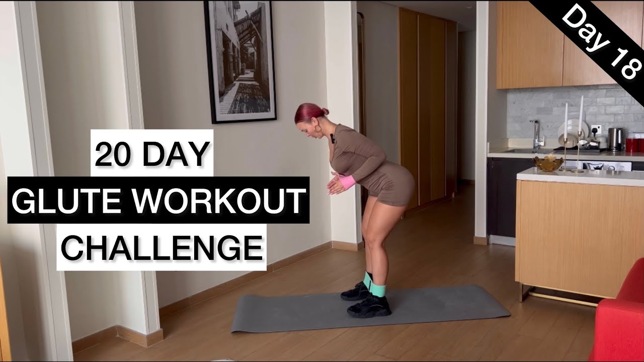 20-DAY GLUTE WORKOUT CHALLENGE | Day 18 | Full body interval workout ...