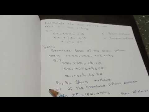 Formulate the dual of the Lpp Tamil explanation  Part 1