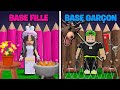 Base Fille Vs Garçon sur 99 Nuits dans la Forêt !