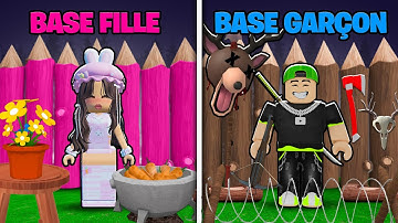 Girl vs. Boy Base on 99 Nights in the Forest!