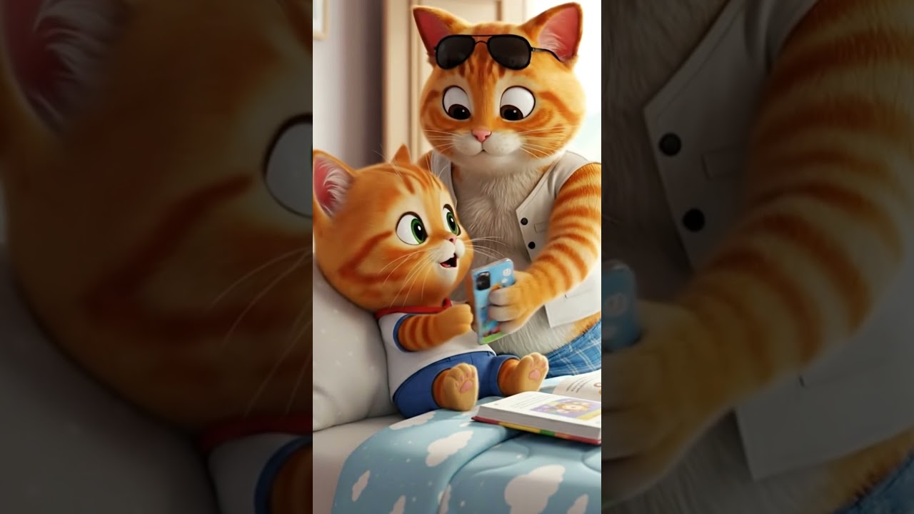 Kitu Watching Cartoons Instead of Studying! 📚😂 | Pitu Mama’s Funny Lesson 