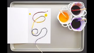 String Painting: A Beautiful Art Technique using Ink or Liquid Watercolors