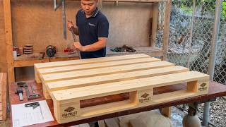 Even Top European Carpenters Are Amazed by This Recycled Pallet Idea!