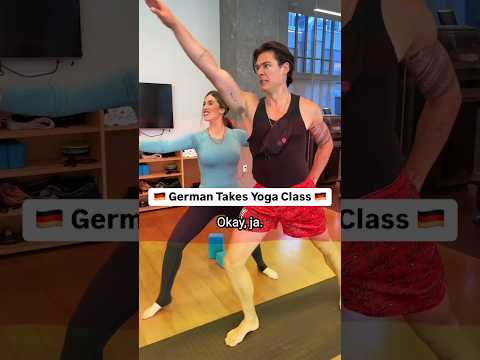 German in Yoga Class
