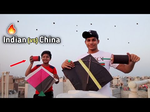 Indian (vs) China Manjha | Kite Fighting |