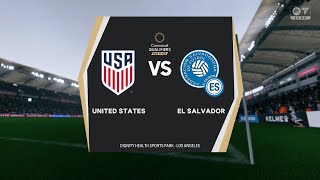 FC25 FIFA World Cup CONCACAF Qualifiers USA vs El Salvador