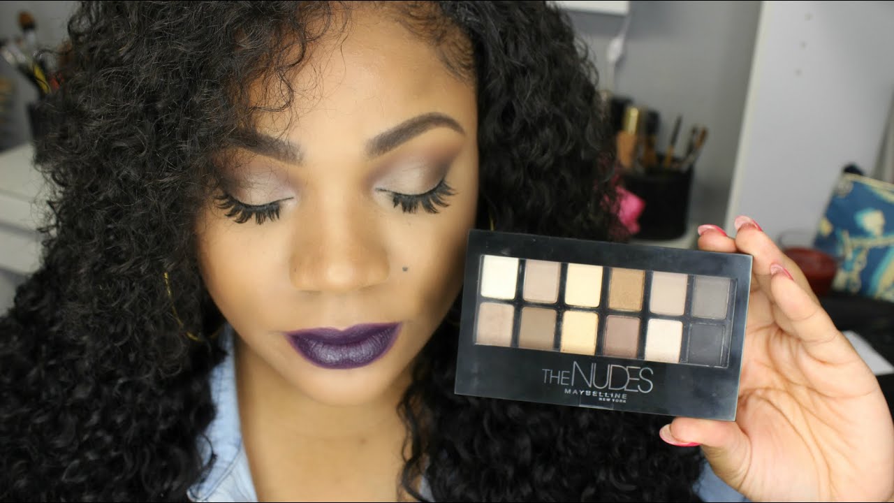 Get ready with me ft. Maybelline The NUDES Palette Tutorial | Charlionpatrice