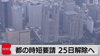 都の時短要請 25日解除（2021年10月21日）