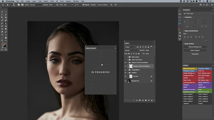 How to Use the Tools Tab in the Infinite Retouch Photoshop Plugin