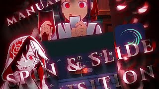 [AMV] TUTORIAL SPIN & SLIDE TRANSITION MANUAL SHAKE ALIGHT MOTION #2