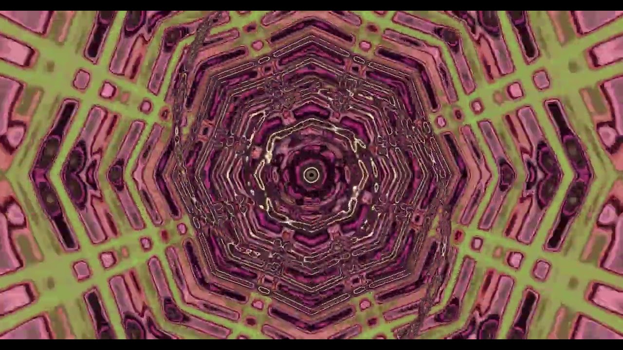 10 hours Purple Pink Neon Tunnel Screensaver 4k UHD 60fps VJ Loop