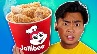 i ordered everything from the jollibee menu...