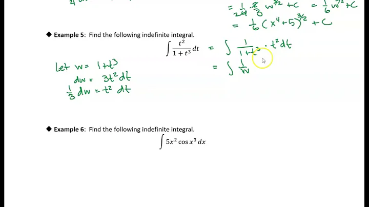 12.4 Integration by Substitution: Example 5