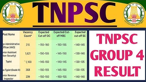🔴TNPSC 🤩GROUP 4 Result Release Announcement! | JA, Typist, VAO Additional Tasks Announcement & Me...