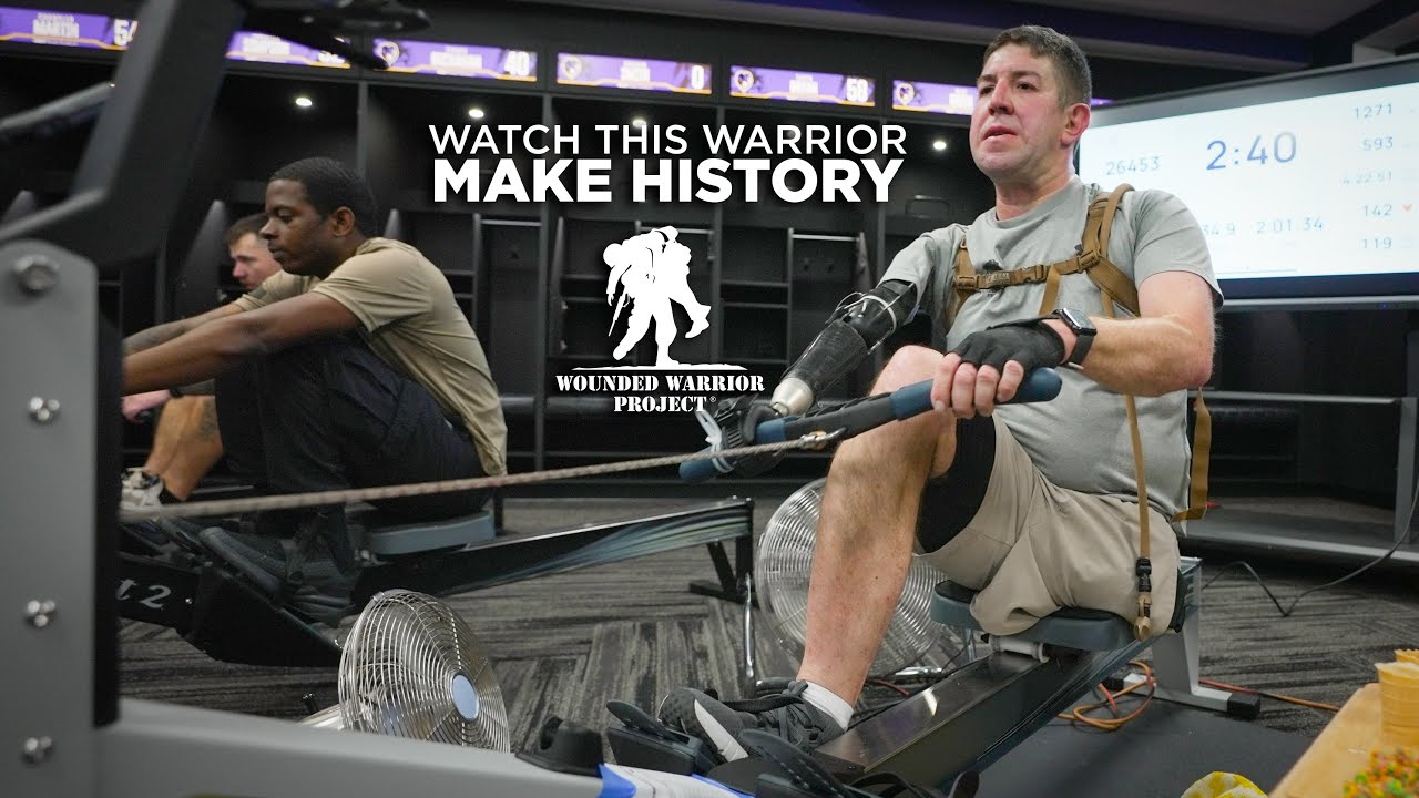 Wounded Warrior Attempts World Record | WWP - YouTube