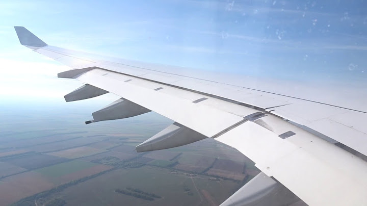 Lufthansa Airbus 340-600 Takeoff Vienna / Wien Schwechat