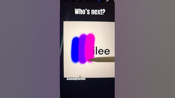 Name series ✍️~pick 3 colors|Procreate #requestedvideo #satisfying #sub #art #youtubeshorts