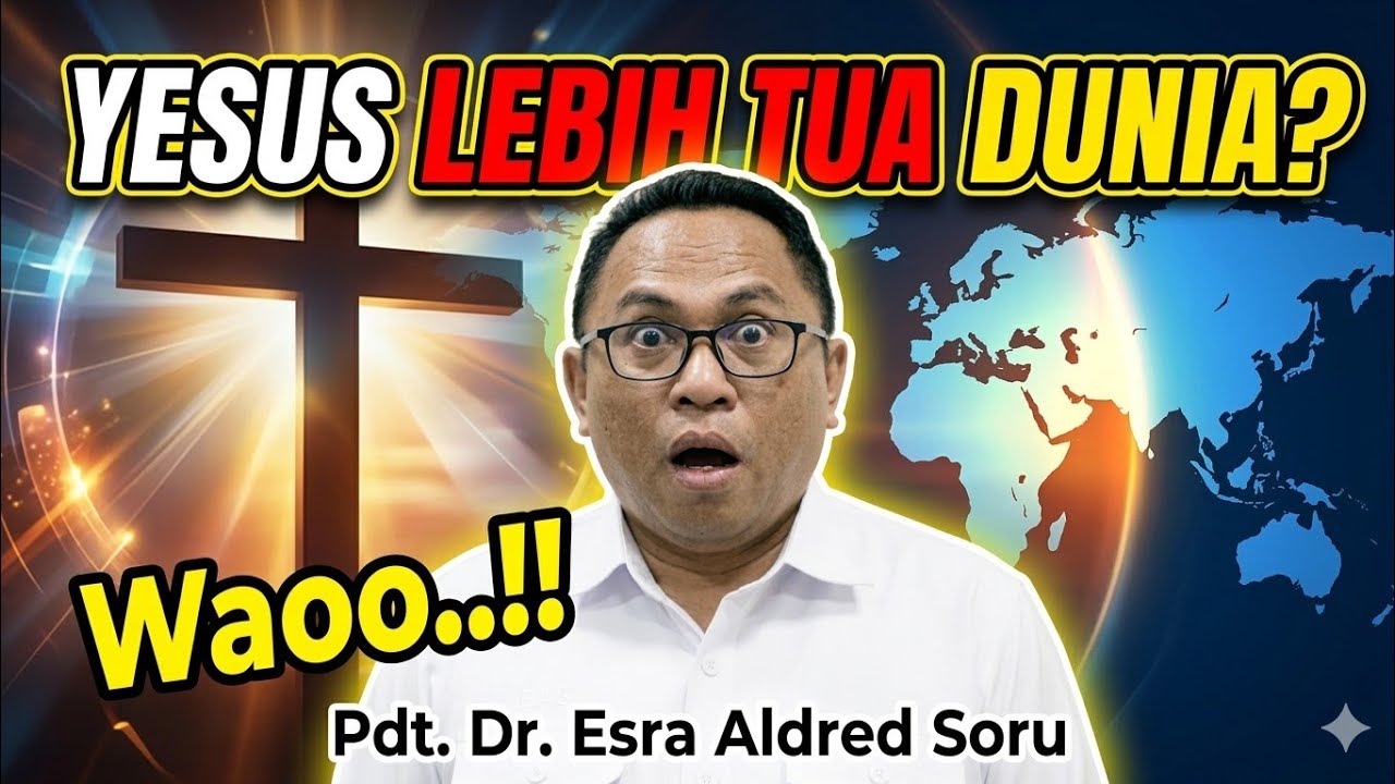 Pdt. Dr. Esra Soru : YESUS MENGKLAIM LEBIH TUA DUNIA?