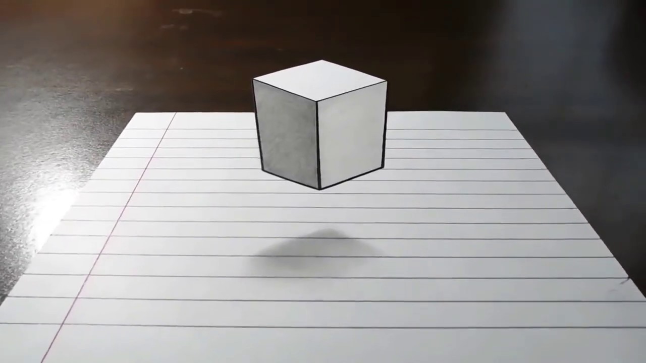 3D Cube Tutorial | DrawingVlog - YouTube