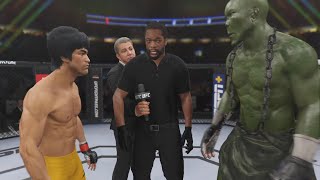 Bruce Lee Vs. Swamp Thing - Ea Sports Ufc 4 - Epic Fight 🔥🐲