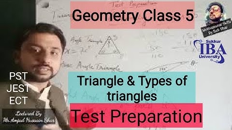 Geometry class 5 | Triangle | Teachers Job test Preparation | IBA test Preparation