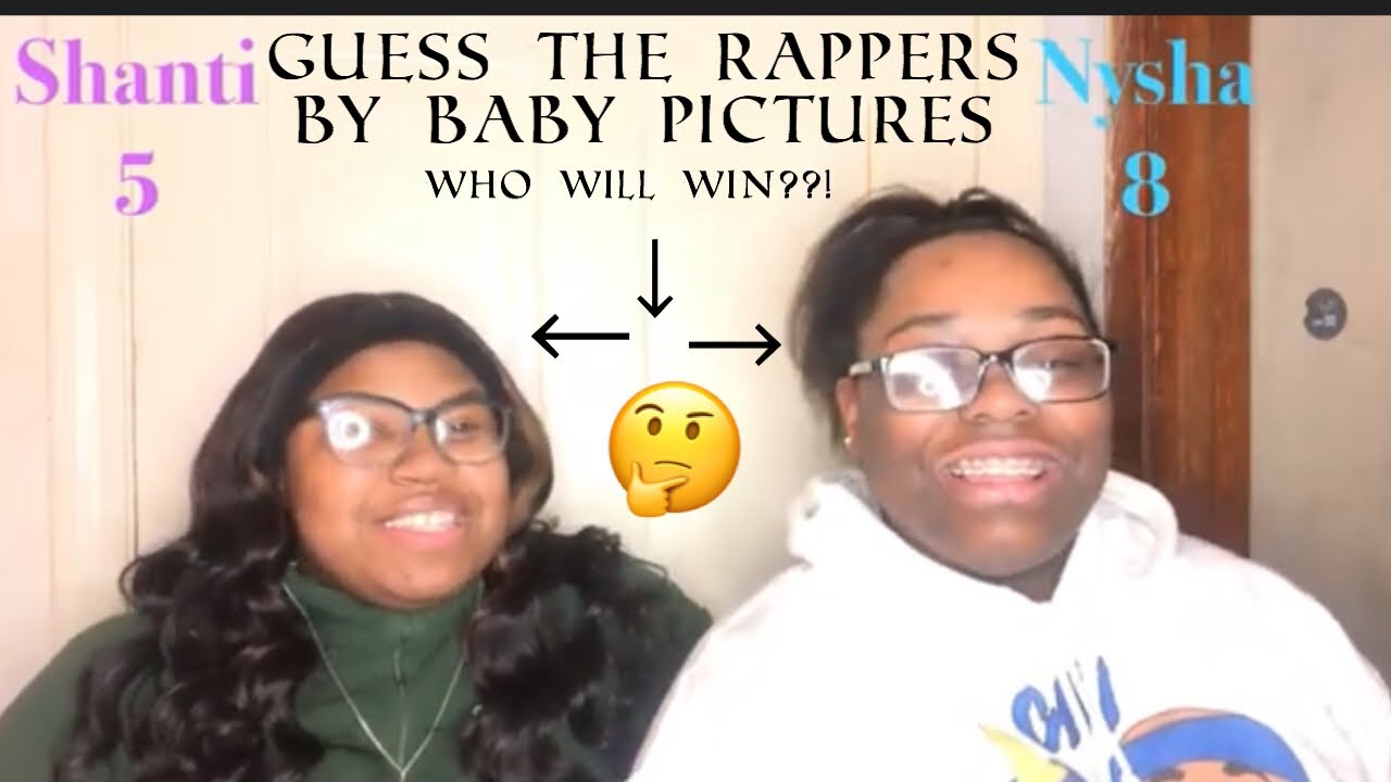 CHALLENGE: Guess Rappers By Baby Pictures // Nysha Unique
