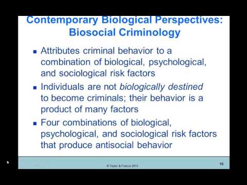 Theories of Criminology- Dr. A. Black