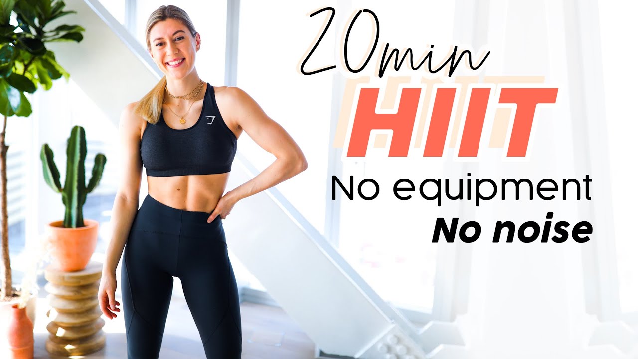 20 MIN HOME HIIT WORKOUT // No equipment, no noise, no impact