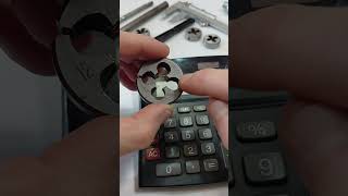 Calculo de eje para terraja  #tuvueltadetuerca #terraja #rosca #metrica #calculo